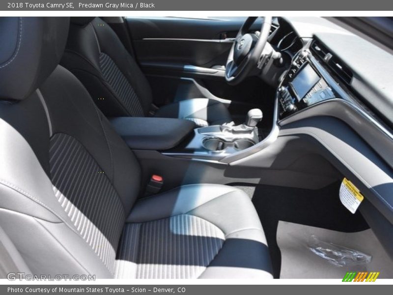 Predawn Gray Mica / Black 2018 Toyota Camry SE