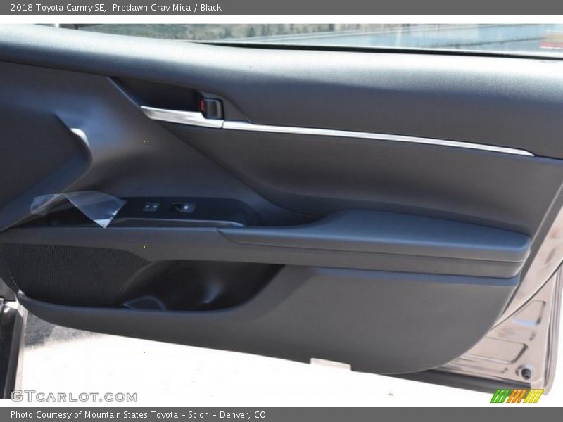 Predawn Gray Mica / Black 2018 Toyota Camry SE