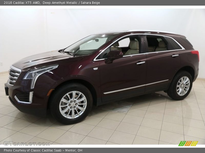 Deep Amethyst Metallic / Sahara Beige 2018 Cadillac XT5 AWD