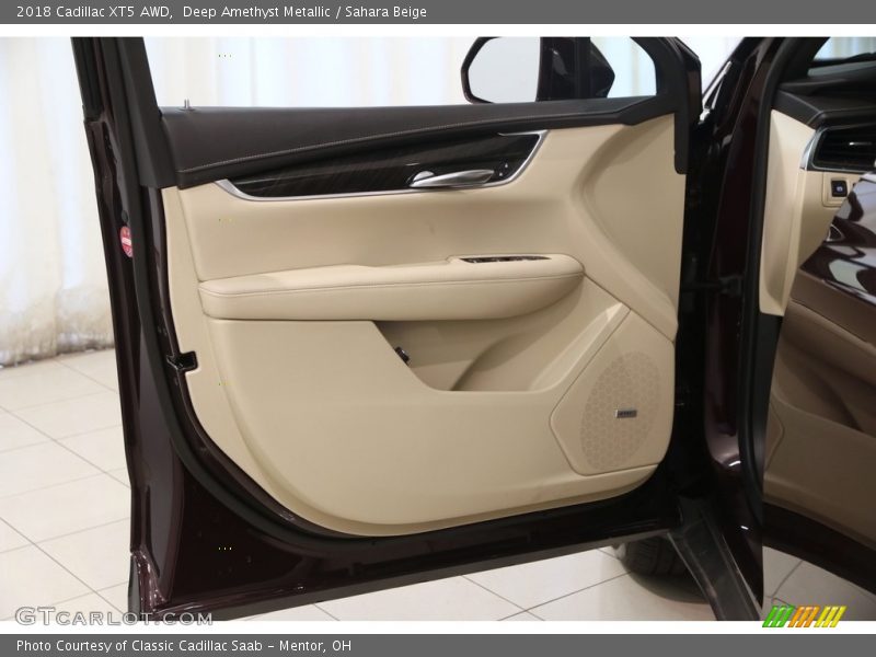 Deep Amethyst Metallic / Sahara Beige 2018 Cadillac XT5 AWD