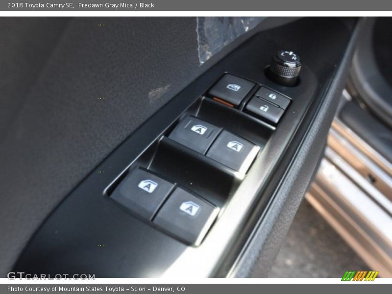 Predawn Gray Mica / Black 2018 Toyota Camry SE