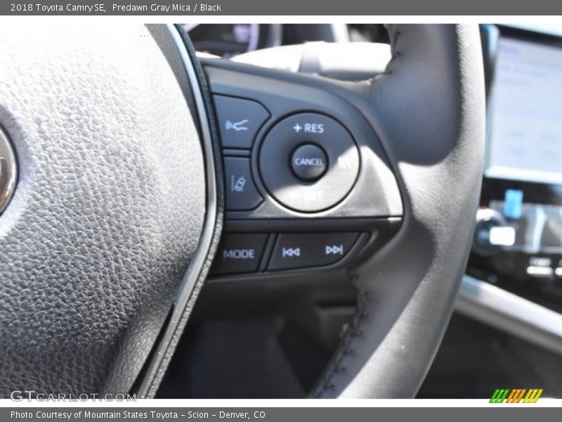 Predawn Gray Mica / Black 2018 Toyota Camry SE