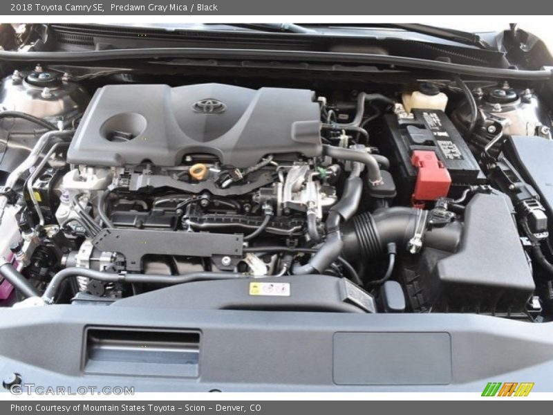 Predawn Gray Mica / Black 2018 Toyota Camry SE