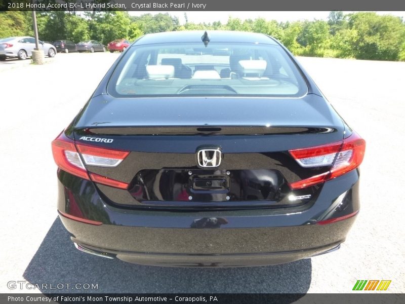 Crystal Black Pearl / Ivory 2018 Honda Accord EX-L Hybrid Sedan