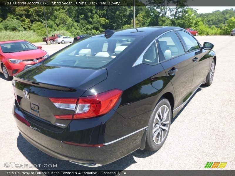 Crystal Black Pearl / Ivory 2018 Honda Accord EX-L Hybrid Sedan