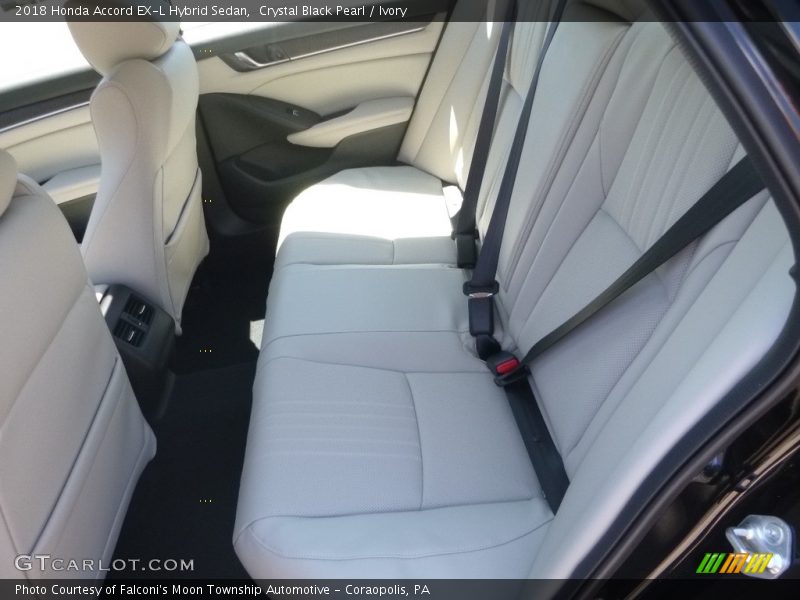 Crystal Black Pearl / Ivory 2018 Honda Accord EX-L Hybrid Sedan