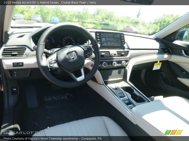 Front Seat of 2018 Accord EX-L Hybrid Sedan