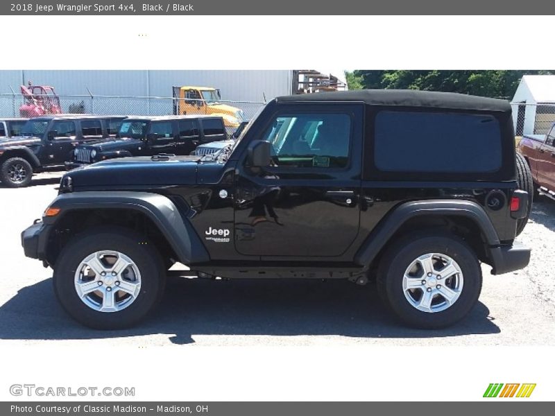 Black / Black 2018 Jeep Wrangler Sport 4x4