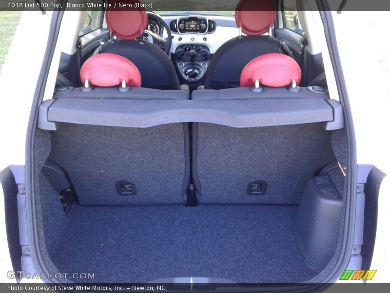 Bianco White Ice / Nero (Black) 2018 Fiat 500 Pop