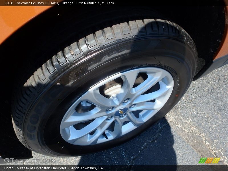 Orange Burst Metallic / Jet Black 2018 Chevrolet Equinox LT AWD