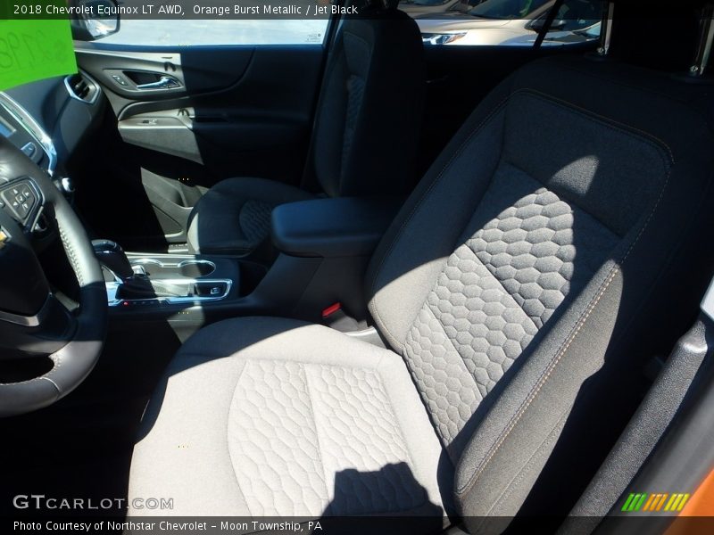 Orange Burst Metallic / Jet Black 2018 Chevrolet Equinox LT AWD
