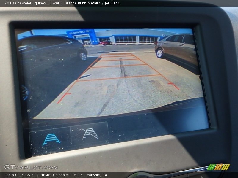 Orange Burst Metallic / Jet Black 2018 Chevrolet Equinox LT AWD
