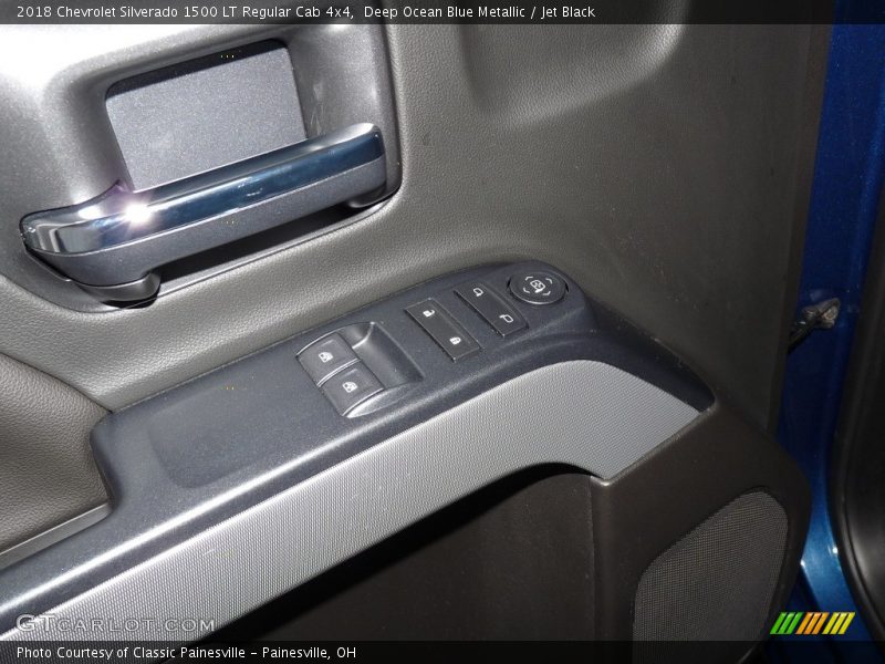 Deep Ocean Blue Metallic / Jet Black 2018 Chevrolet Silverado 1500 LT Regular Cab 4x4