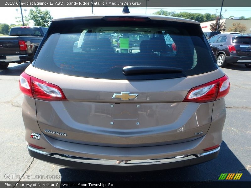Sandy Ridge Metallic / Medium Ash Gray 2018 Chevrolet Equinox LS AWD