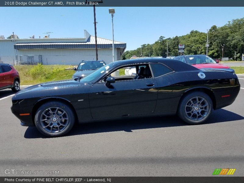 Pitch Black / Black 2018 Dodge Challenger GT AWD