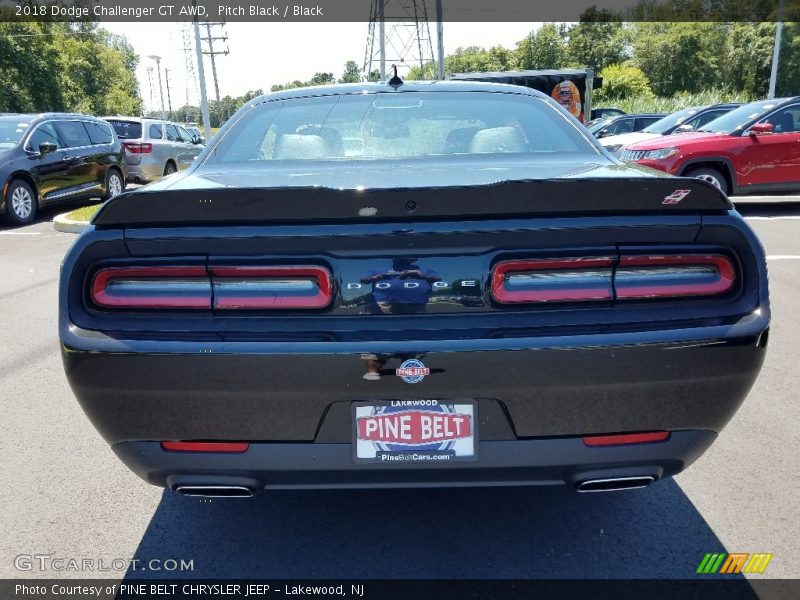 Pitch Black / Black 2018 Dodge Challenger GT AWD