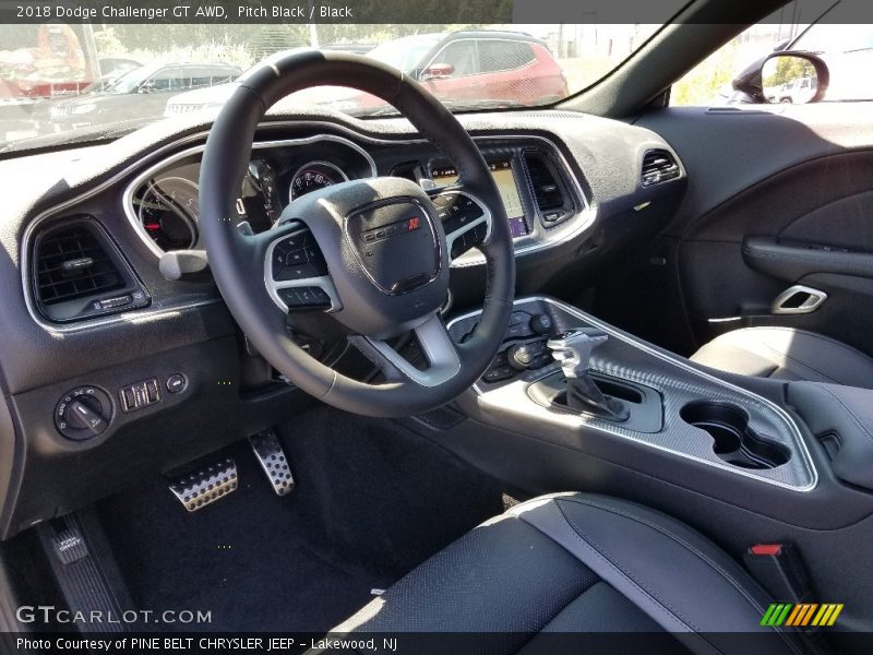 Pitch Black / Black 2018 Dodge Challenger GT AWD