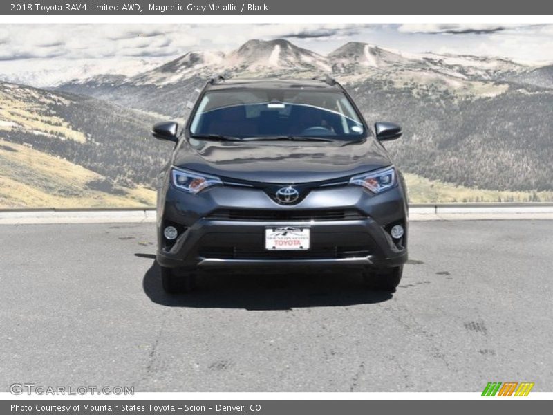 Magnetic Gray Metallic / Black 2018 Toyota RAV4 Limited AWD