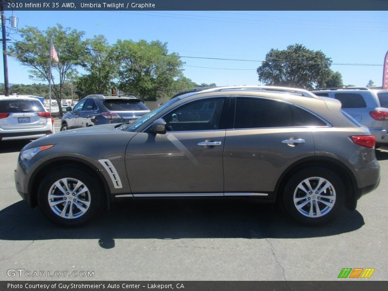 Umbria Twilight / Graphite 2010 Infiniti FX 35 AWD