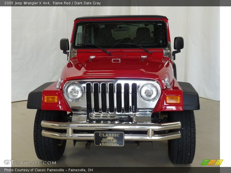 Flame Red / Dark Slate Gray 2005 Jeep Wrangler X 4x4