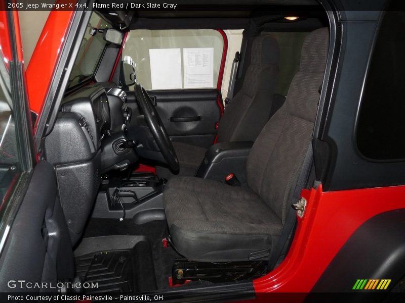Flame Red / Dark Slate Gray 2005 Jeep Wrangler X 4x4