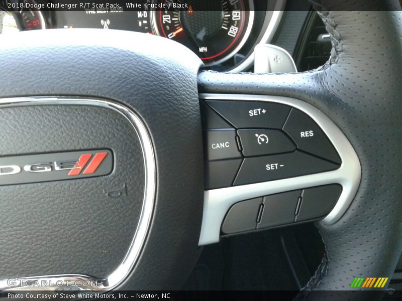 White Knuckle / Black 2018 Dodge Challenger R/T Scat Pack