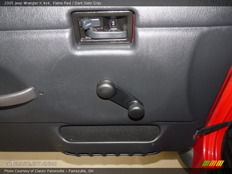 Flame Red / Dark Slate Gray 2005 Jeep Wrangler X 4x4