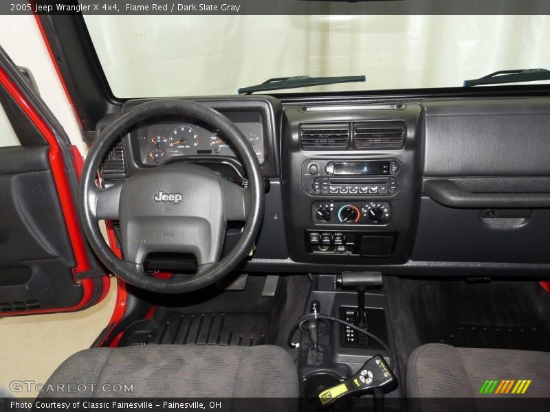 Flame Red / Dark Slate Gray 2005 Jeep Wrangler X 4x4