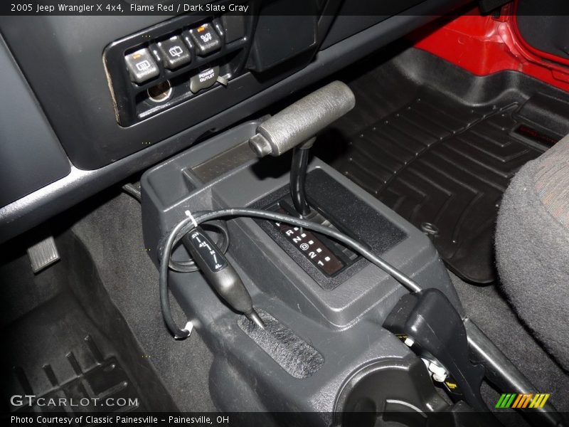 Flame Red / Dark Slate Gray 2005 Jeep Wrangler X 4x4