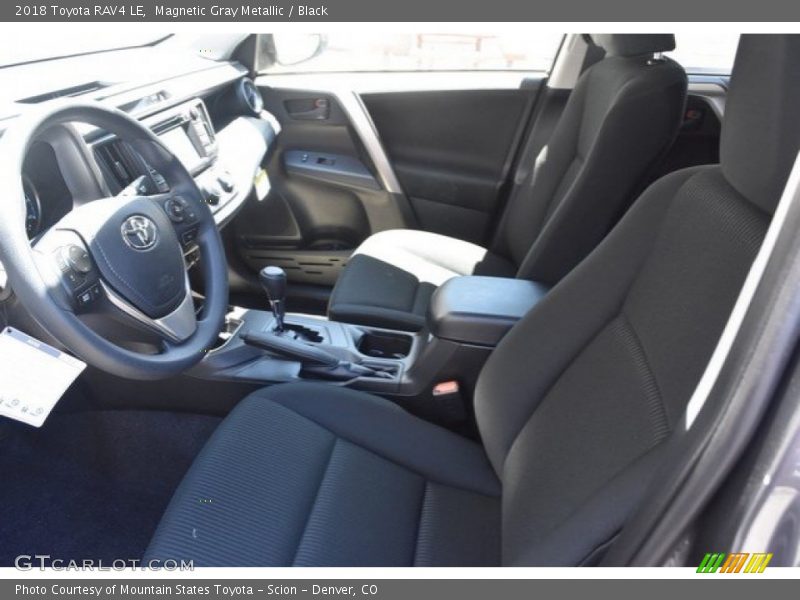 Magnetic Gray Metallic / Black 2018 Toyota RAV4 LE