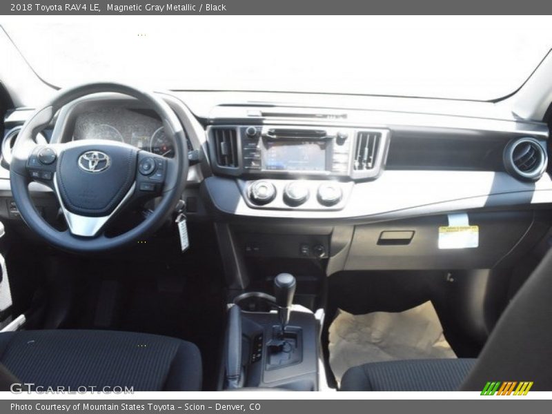 Magnetic Gray Metallic / Black 2018 Toyota RAV4 LE