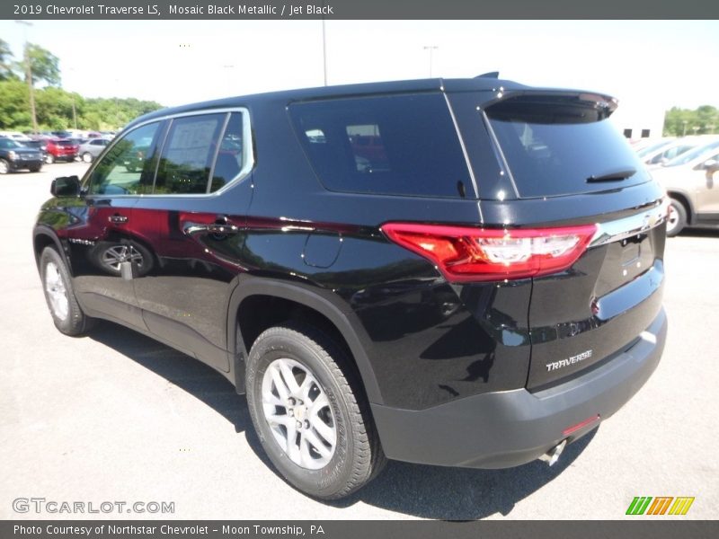 Mosaic Black Metallic / Jet Black 2019 Chevrolet Traverse LS