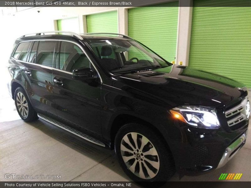 Black / Espresso Brown/Black 2018 Mercedes-Benz GLS 450 4Matic