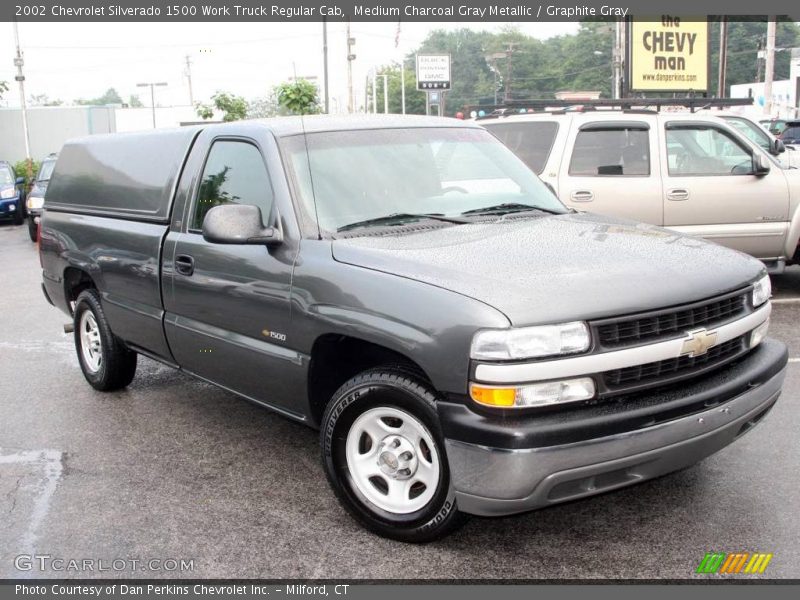 Medium Charcoal Gray Metallic / Graphite Gray 2002 Chevrolet Silverado 1500 Work Truck Regular Cab