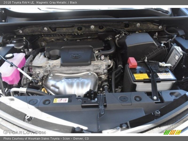 Magnetic Gray Metallic / Black 2018 Toyota RAV4 LE
