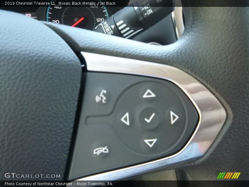 Mosaic Black Metallic / Jet Black 2019 Chevrolet Traverse LS