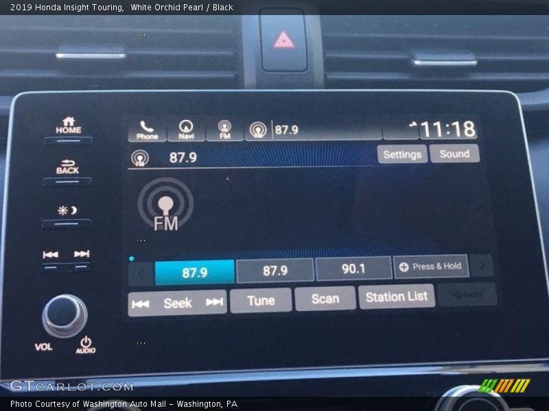 Audio System of 2019 Insight Touring