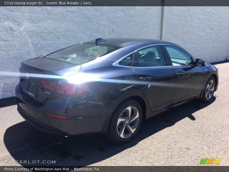 Cosmic Blue Metallic / Ivory 2019 Honda Insight EX