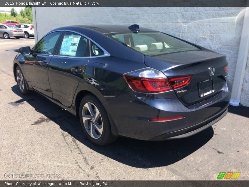 Cosmic Blue Metallic / Ivory 2019 Honda Insight EX