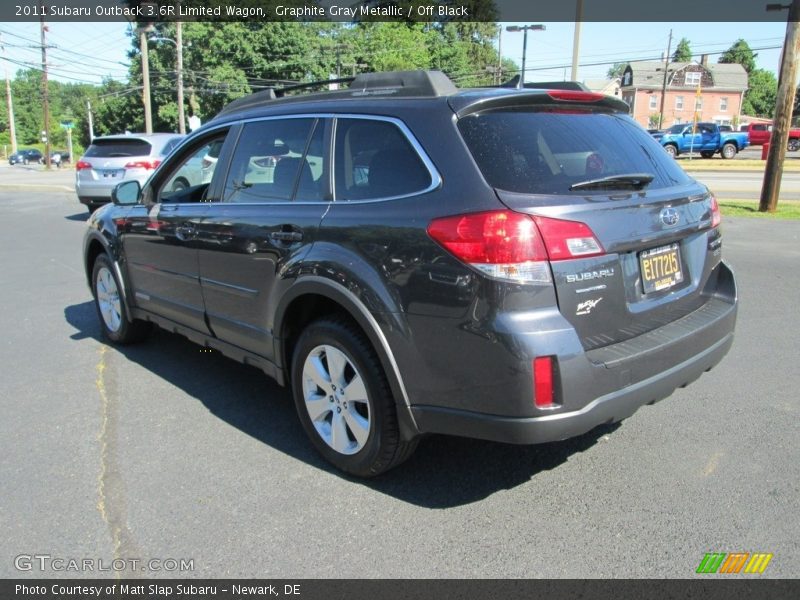 Graphite Gray Metallic / Off Black 2011 Subaru Outback 3.6R Limited Wagon