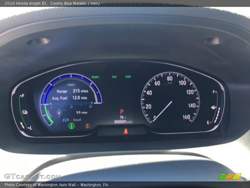 Cosmic Blue Metallic / Ivory 2019 Honda Insight EX