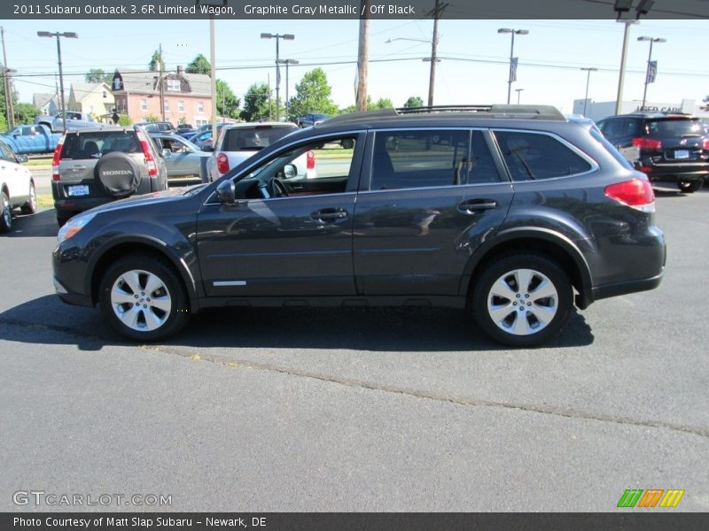 Graphite Gray Metallic / Off Black 2011 Subaru Outback 3.6R Limited Wagon