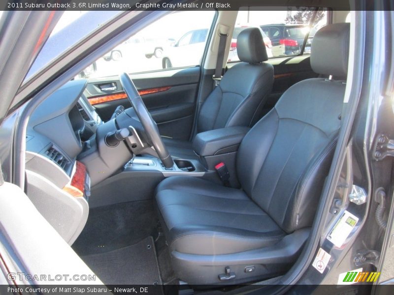 Graphite Gray Metallic / Off Black 2011 Subaru Outback 3.6R Limited Wagon
