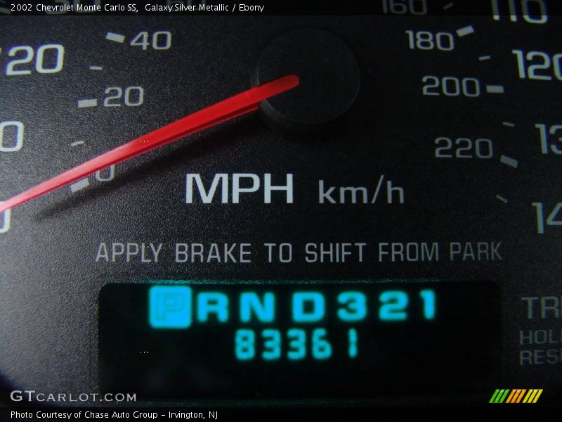 Galaxy Silver Metallic / Ebony 2002 Chevrolet Monte Carlo SS