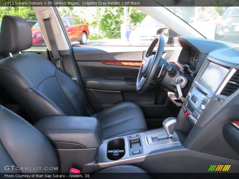Graphite Gray Metallic / Off Black 2011 Subaru Outback 3.6R Limited Wagon