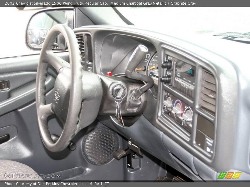 Medium Charcoal Gray Metallic / Graphite Gray 2002 Chevrolet Silverado 1500 Work Truck Regular Cab