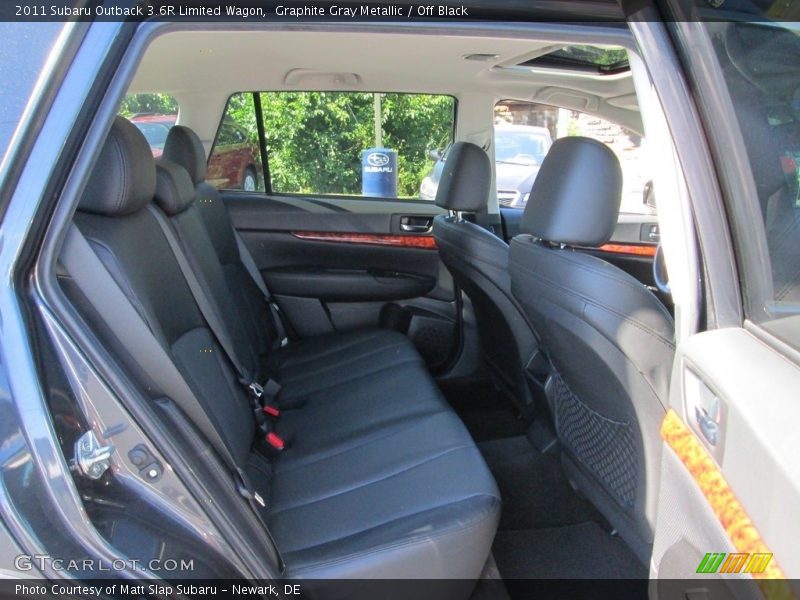 Graphite Gray Metallic / Off Black 2011 Subaru Outback 3.6R Limited Wagon