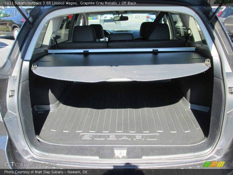 Graphite Gray Metallic / Off Black 2011 Subaru Outback 3.6R Limited Wagon