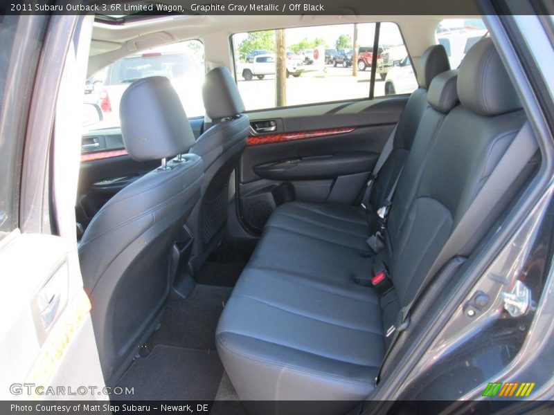 Graphite Gray Metallic / Off Black 2011 Subaru Outback 3.6R Limited Wagon