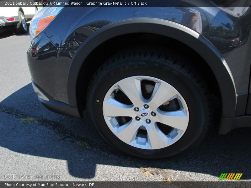 Graphite Gray Metallic / Off Black 2011 Subaru Outback 3.6R Limited Wagon